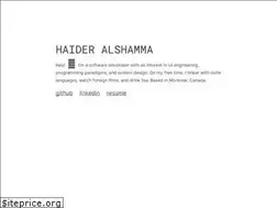 Sites similar to haider.dev