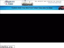 Sites similar to haidlenford.net