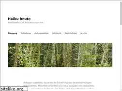 Sites similar to haiku-heute.de