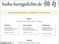 Sites similar to haiku-kurzgedichte.de