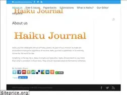 Sites similar to haikujournal.org