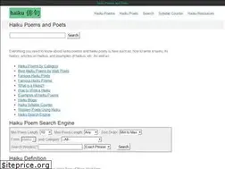 Sites similar to haikupoemsandpoets.com