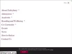 Sites similar to haileybury.com