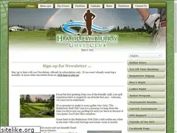 Sites similar to haileyburygolfclub.com