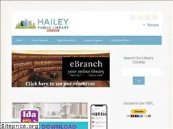 Sites similar to haileypubliclibrary.org
