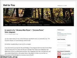 Sites similar to hailtoyou.wordpress.com