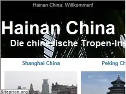Sites similar to hainan-china.de