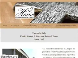 Sites similar to hainefuneralhome.com