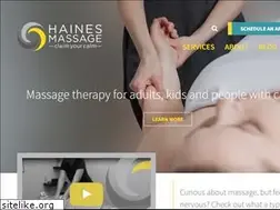 Sites similar to hainesmassage.com