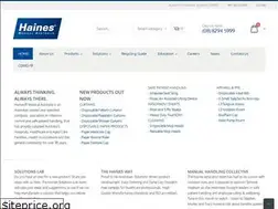 Sites similar to hainesmedical.com.au