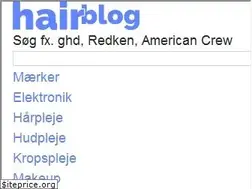 Sites similar to hair-blog.dk