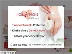 Sites similar to hairandnailsbyginna.com