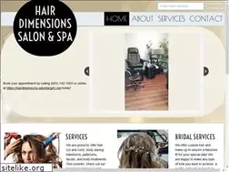 Sites similar to hairdimensionsspa.com
