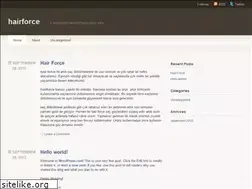 Sites similar to hairforce.wordpress.com