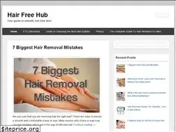 Sites similar to hairfreehub.com