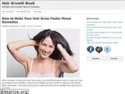 Sites similar to hairgrowthbook.com