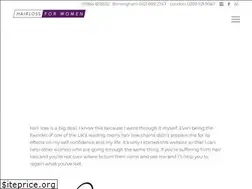 Sites similar to hairlossforwomen.com