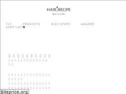 Sites similar to hairrecipe.jp