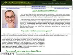 Sites similar to hairreplacementchoices.com