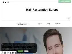 Sites similar to hairrestorationeurope.com