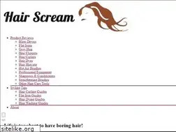 Sites similar to hairscream.com