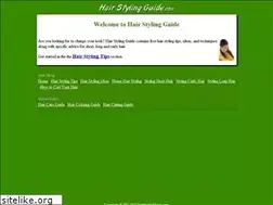 Sites similar to hairstylingguide.com