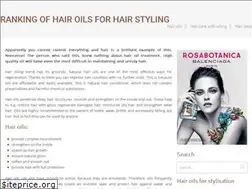 Sites similar to hairstylingoils.com