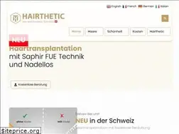 Sites similar to hairthetic.ch