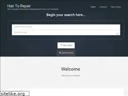 Sites similar to hairtorepair.com