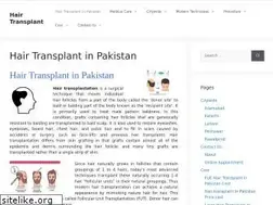 Sites similar to hairtransplant.pk