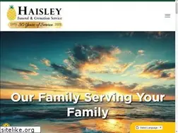 Sites similar to haisleyfuneralhome.com