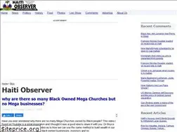 Sites similar to haitiobserver.com