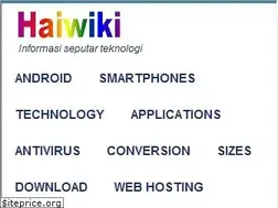 Sites similar to haiwiki.info