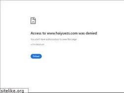 Sites similar to haiyuezs.com