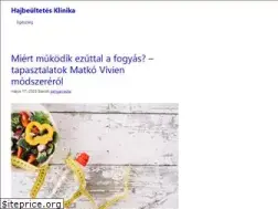Sites similar to hajbeultetesiklinika.hu