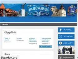 Sites similar to hajdusamson.hu