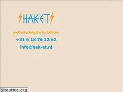 Sites similar to hak-et.nl