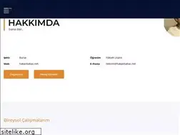 Sites similar to hakanbabac.net