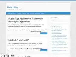 Sites similar to hakanhitay.net