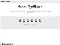 Sites similar to hakanyerlikaya.com