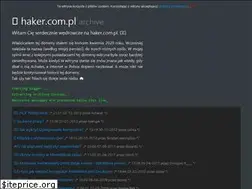 Sites similar to haker.com.pl