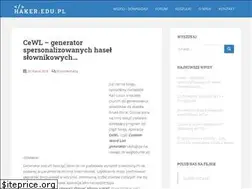 Sites similar to haker.edu.pl