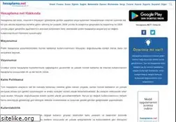 Sites similar to hakkimizda.hesaplama.net