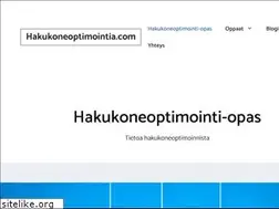 Sites similar to hakukoneoptimointia.com