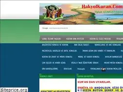 Sites similar to hakyolkuran.com