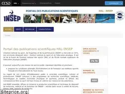 Sites similar to hal-insep.archives-ouvertes.fr