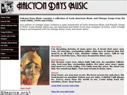 Sites similar to halcyondaysmusic.com