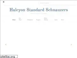 Sites similar to halcyonschnauzers.com