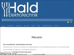 Sites similar to hald-elektrotechnik.de