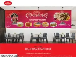 Sites similar to haldiramfranchises.in